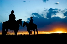 Cowboy silhouette